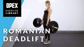 Romanian Deadlift  OPEX Exercise Library [upl. by Seira]