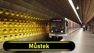 Metro Station Můstek  Prague 🇨🇿  Walkthrough 🚶 [upl. by Sussman794]