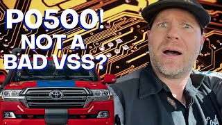 Toyota Tacoma P0500 Trouble Code  Watch this before replacing that VSSVehicle Speed Sensor  2022 [upl. by Yedoc]