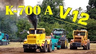 😱 V12 TURBO ✧ K 700 A 18t Full Class LÜTZOW 2018 Звук ЯМЗ240 просто шикарен Trecker Treck Kirowez [upl. by Hyde324]