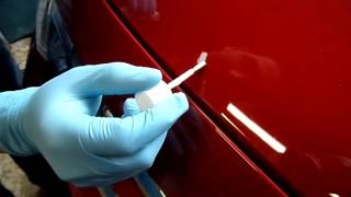 Car Touch Up Paint Application Guide [upl. by Aleiram607]