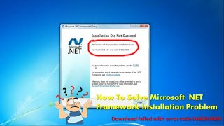 How To Solve Microsoft NET Framework Installation Problem Download fail with error code 0x800c0006 [upl. by Barbara-Anne]