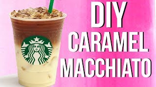 DIY Starbucks Iced Caramel Macchiato [upl. by Glennie]