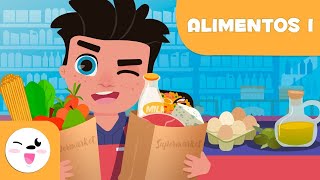 Os ALIMENTOS do SUPERMERCADO  Episódio 1  Vocabulário de comida para crianças [upl. by Tarrant]