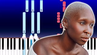 Cynthia Erivo  Stand Up Piano Tutorial [upl. by Nuajed]