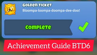 How to unlock Small Monkey Towers Golden Ticket achievement  BTD6 [upl. by Anialahs935]