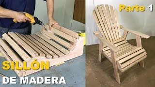 SILLÓN DE MADERA PASO A PASO  TUTORIAL DE CARPINTERÍA PARTE 12 [upl. by Eelarbed826]