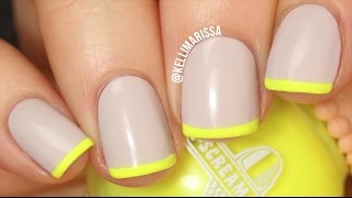 Easy DIY French Manicure Trick Tutorial  KELLI MARISSA [upl. by Nnuahs]