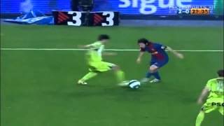 Leo Messi Maradona goal vs Getafe just 19y old [upl. by Inad]