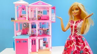 Muñeca Barbie Casa de los sueños Vídeos para niñas [upl. by Meares]