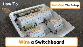 How To Wire a Switchboard Part 1 [upl. by Ardiekal]