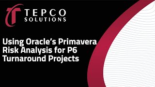 Using Oracles Primavera Risk Analysis for P6 Turnaround Projects [upl. by Iznil]