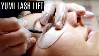 YUMI LASH LIFT amp TINT  The Process  amanda devon [upl. by Cyrus64]