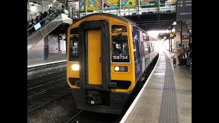 Northern 158 Trains  Leeds to Chester Rail Ride [upl. by Nakre]