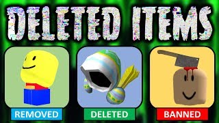 You wont believe some of these deleted roblox items [upl. by Chappy]