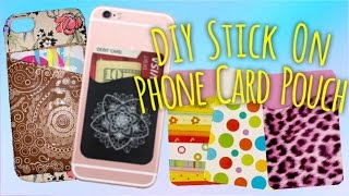 DIY Phone Card Holder From Duct Tape [upl. by Airdnazxela]