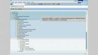 How to Create a Material Master Record in SAP MM [upl. by Erastatus]