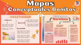 ✨💻 MAPAS CONCEPTUALES CREATIVOS y FÁCILES [upl. by Al295]