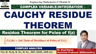 Cauchy Residue Theorem  Cauchy Residue Theorem Solved Problems  Residue Theorem [upl. by Eisej]