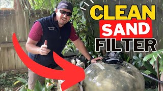 HOW TO Clean a Pool Sand Filter POOL SERIES [upl. by Petr]