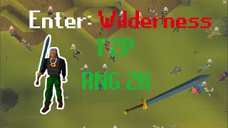 CHEAPEST amp EASIEST Way to Learn PKing  OSRS F2P Range 2H Pking  L2PK Ep2  Old School Runescape [upl. by Viridissa]