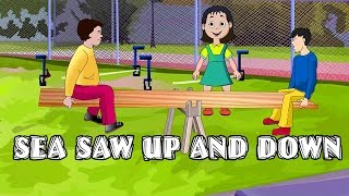 See Saw Up And Down  Nursery English Rhymes [upl. by Jesh]