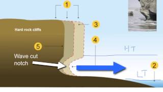 Cliffs and Wavecut platforms [upl. by Esyned]