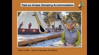 Tipis as Glamping Accommodation Units [upl. by Kelsey]