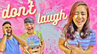 TRY NOT TO LAUGH CHALLENGE WITH BROTHER amp SISTER  Rimorav Vlogs [upl. by Keever]