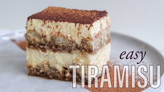 Easy Tiramisu  No Raw Eggs [upl. by Allx420]