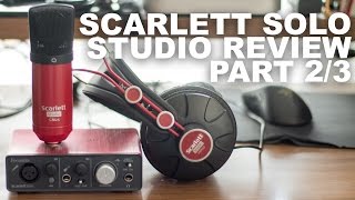 Focusrite Scarlett Studio CM25 Condenser Mic Review  Test [upl. by Criswell166]