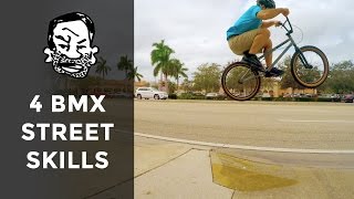 4 BMX Skills to Learn First [upl. by Squires]