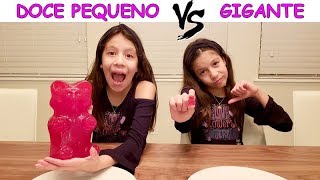 DOCE PEQUENO VS GIGANTE [upl. by Hospers]