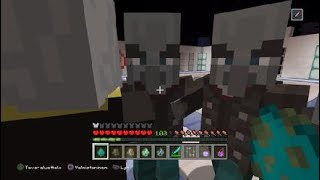 Minecraft Vindicators vs zombies [upl. by Pelag]