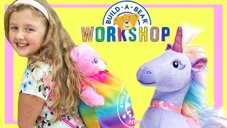 A Fun Trip to Build a Bear Workshop for Early Birthday Presents  Avas 9th Birthday [upl. by Lessirg]