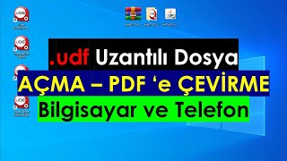 udf Uzantısı Nasıl Açılır  Bilgisayar ve Cep Telefonunda Açma PDF e Çevirme UDF Editör ve Dönüştür [upl. by Faustine540]