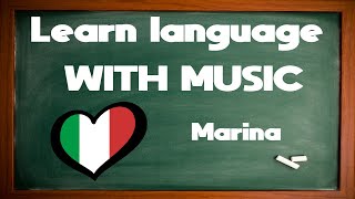 Marina  Rocco Granata ENG lyrics Italian song [upl. by Dorrie]