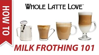 Milk Frothing for Beginners [upl. by Reggy951]