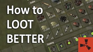 How to LOOT BETTER in RUST  Looting Tips and Tricks [upl. by Aicertap]