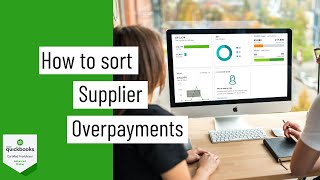 How to deal with supplier overpayments QuickBooks Online [upl. by Dewain707]