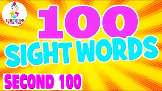 100 SIGHT WORDS for Kids Learn High Frequency Words  FRY WORDS List 2 [upl. by Cheffetz466]