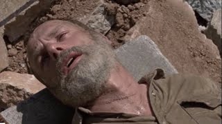 Ricks Deadly Injury on The Walking Dead 9x04 [upl. by Ainet]