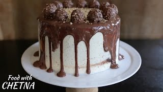 Delicious Ferrero Rocher Chocolate cake [upl. by Naitsyrk]