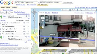 Driving directions with Street View on Google Maps [upl. by Ellennad]