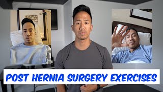 1 Day After Hernia Surgery Exercises [upl. by Ahsilyt]