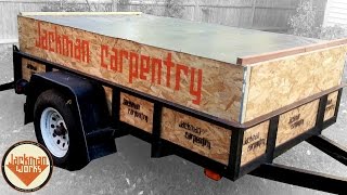 How To Build A DIY Utility Trailer for CHEAP [upl. by Bogusz]