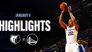 Memphis Grizzlies Highlights vs Golden State Warriors [upl. by Natsud]