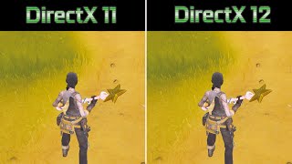 Fortnite Dx11 vs Dx12 Performance Comparison [upl. by Anelrahs]