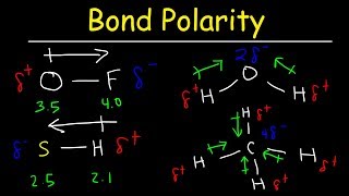 Bond Polarity Electronegativity and Dipole Moment  Chemistry Practice Problems [upl. by Loria]