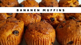 Bananen Muffins ohne Zucker [upl. by Areis89]